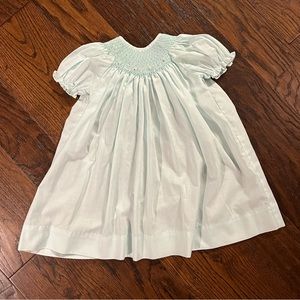 Classic Smocked Baby Girl Dress 3 month old - Petit Ami